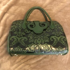 Green unique purse